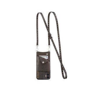 Bandolier NICOLE Crossbody Strap in Black/Silver